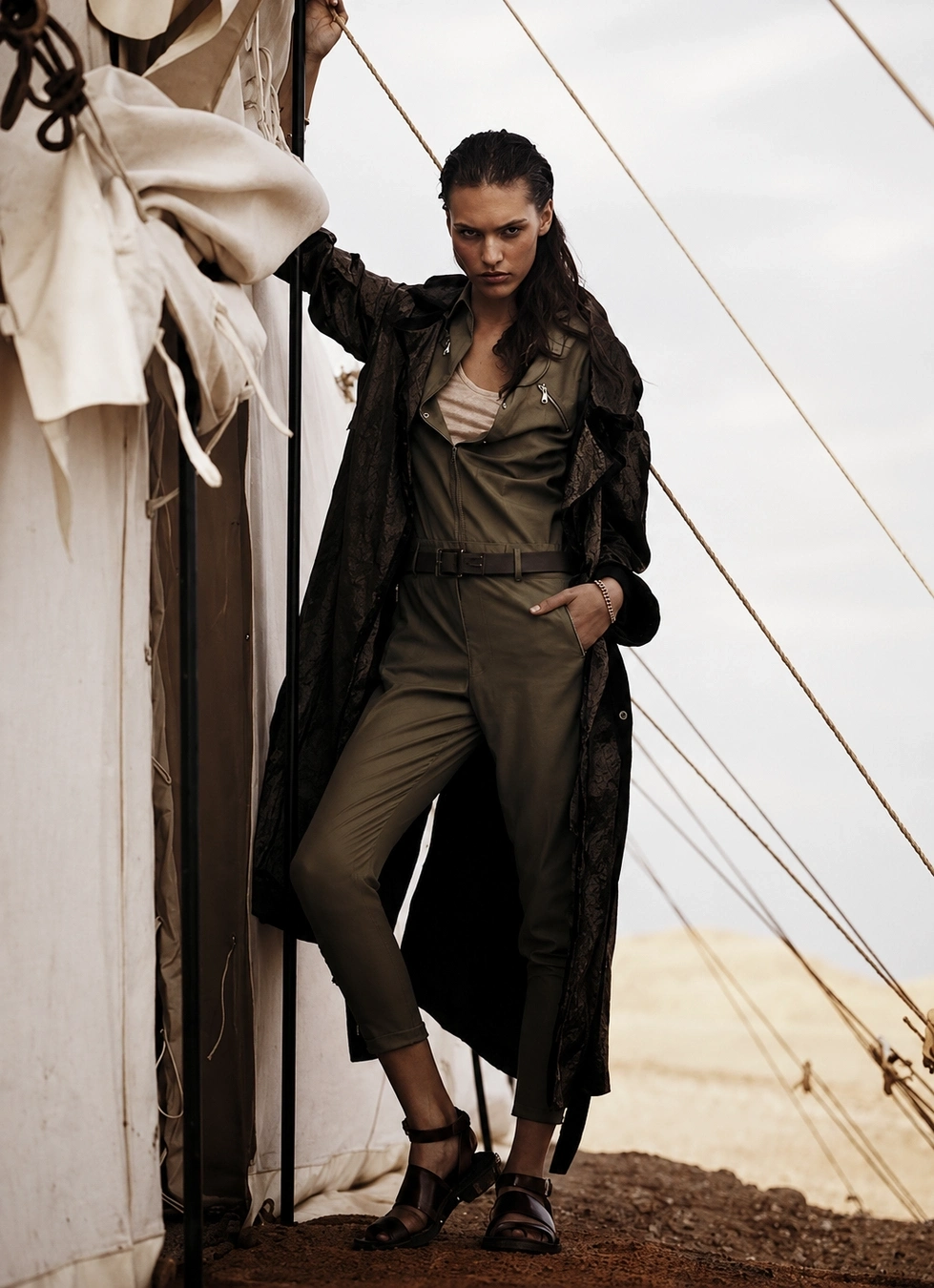 khaki fabric 7