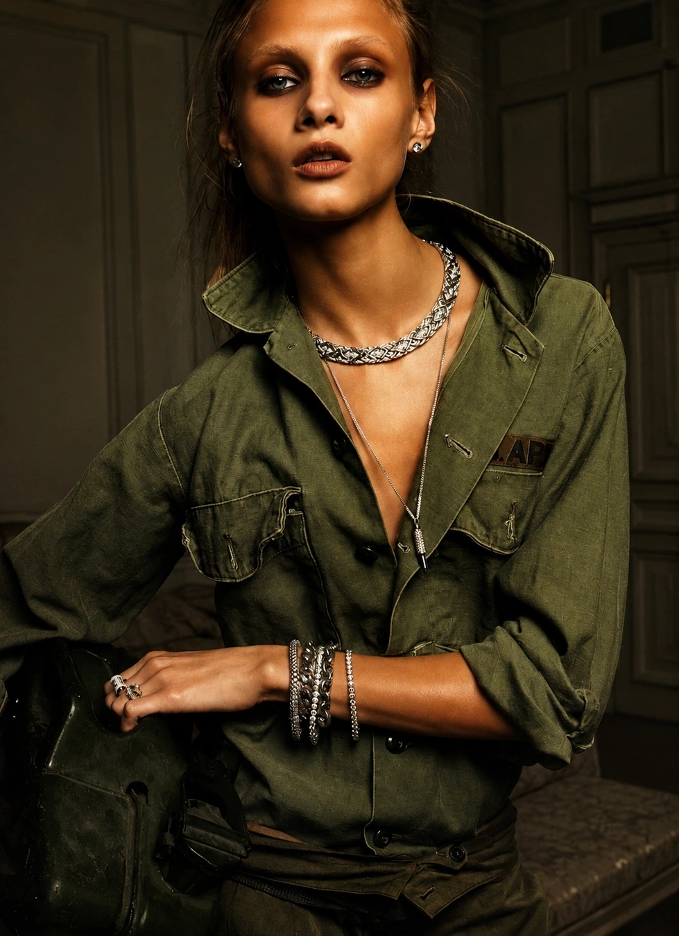 khaki fabric 8
