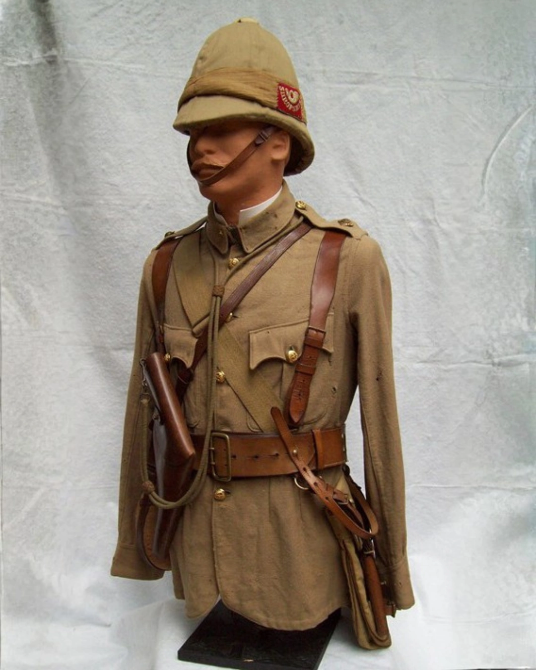 khaki fabric d