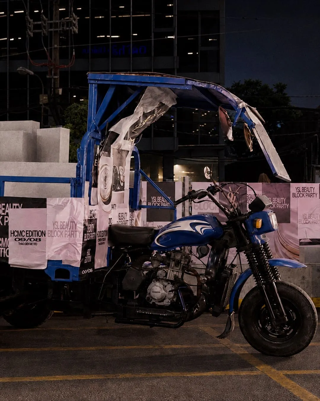 YSL Beauty Block Party transformed a parking space