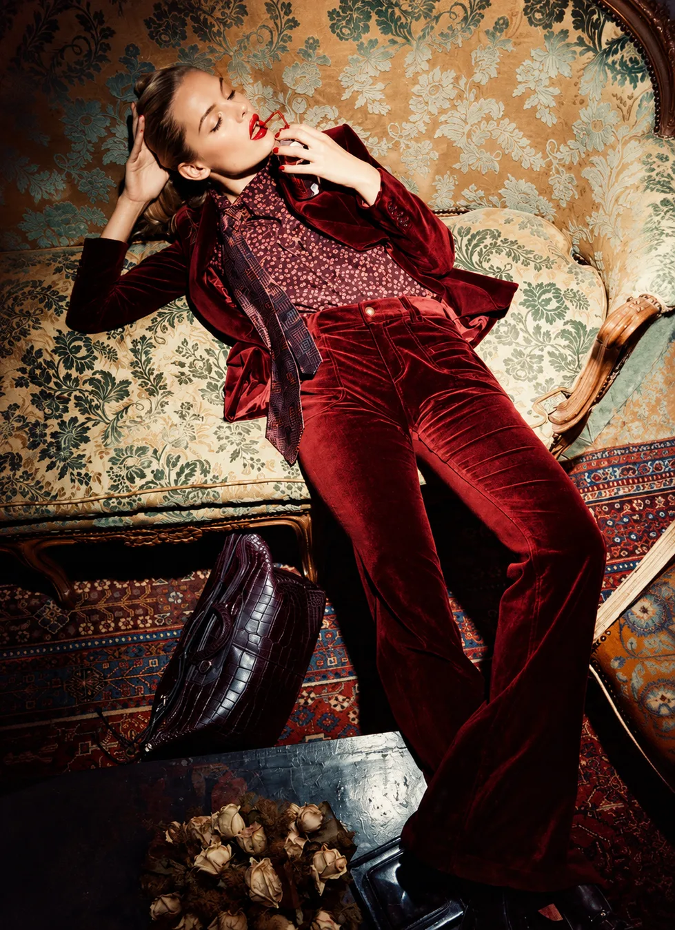 velvet fabric x