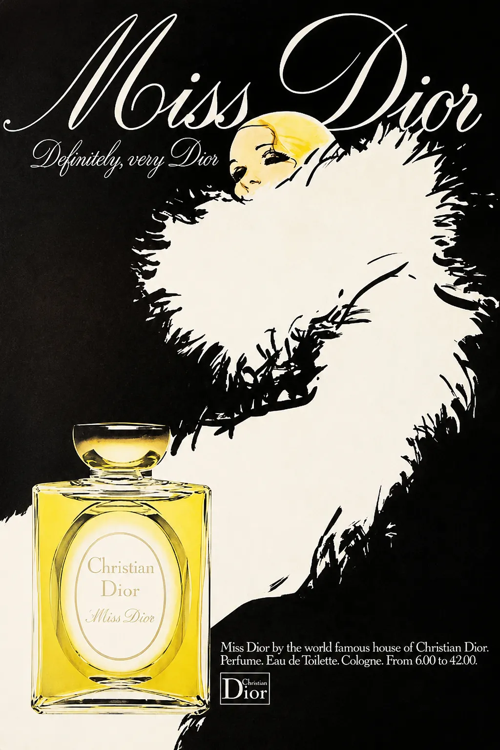 Miss Dior An advertisement for Miss Dior in 1947