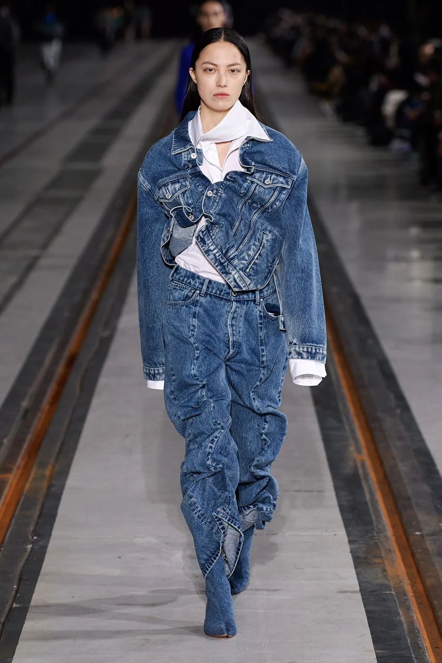 denim fabric runway y