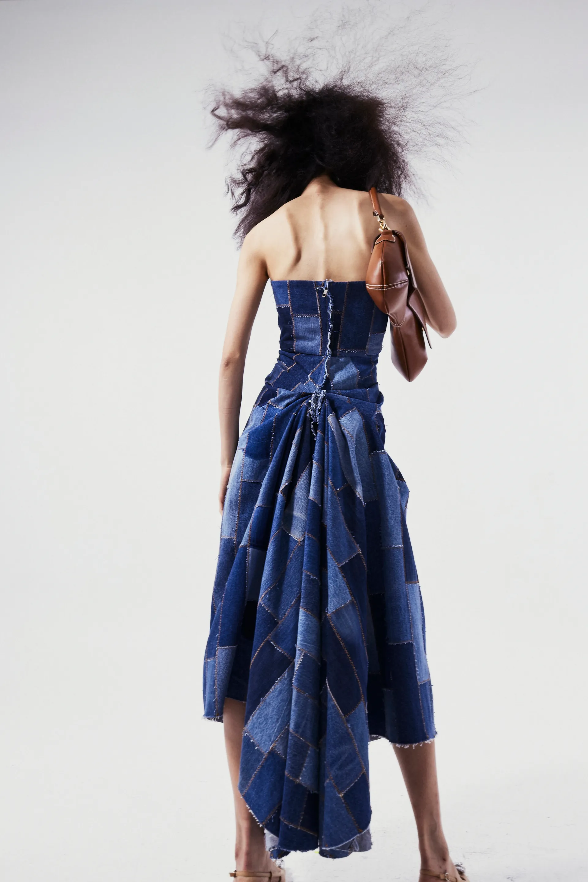 denim fabric runway t