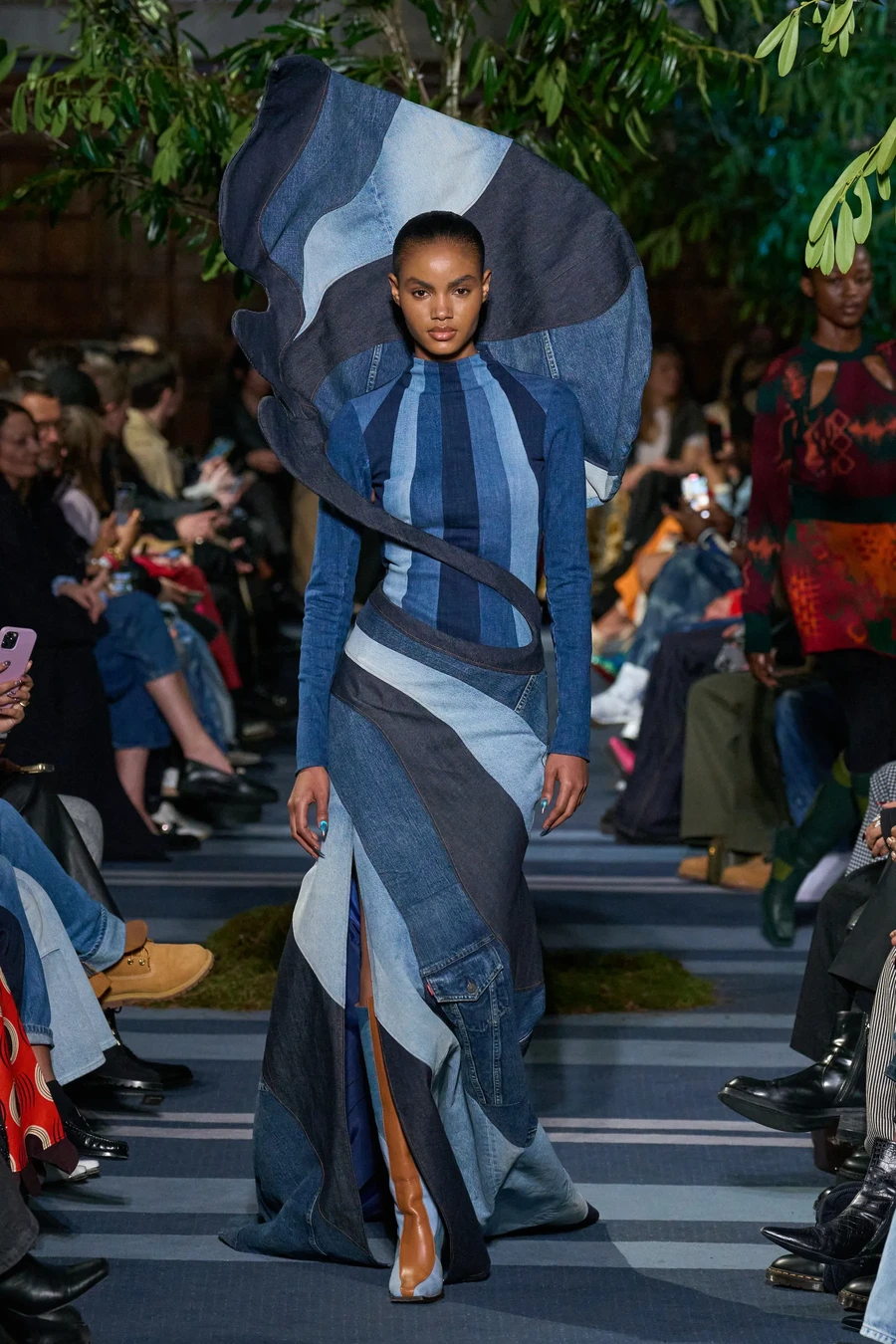 denim fabric runway c