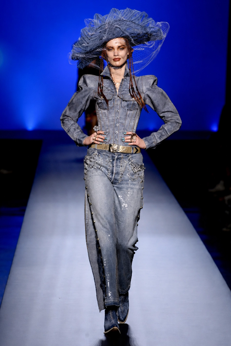 denim fabric runway h