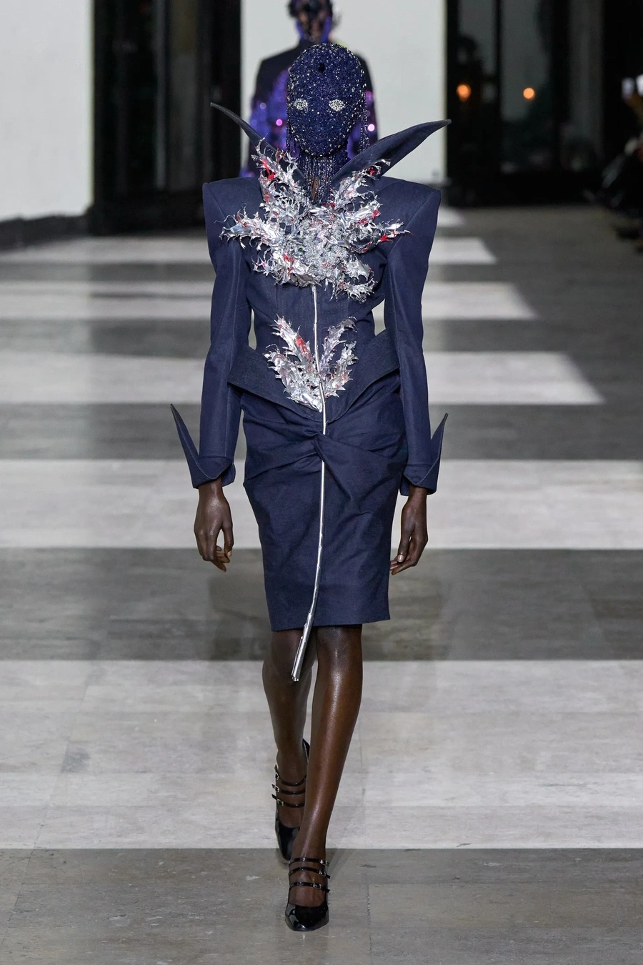 denim fabric runway