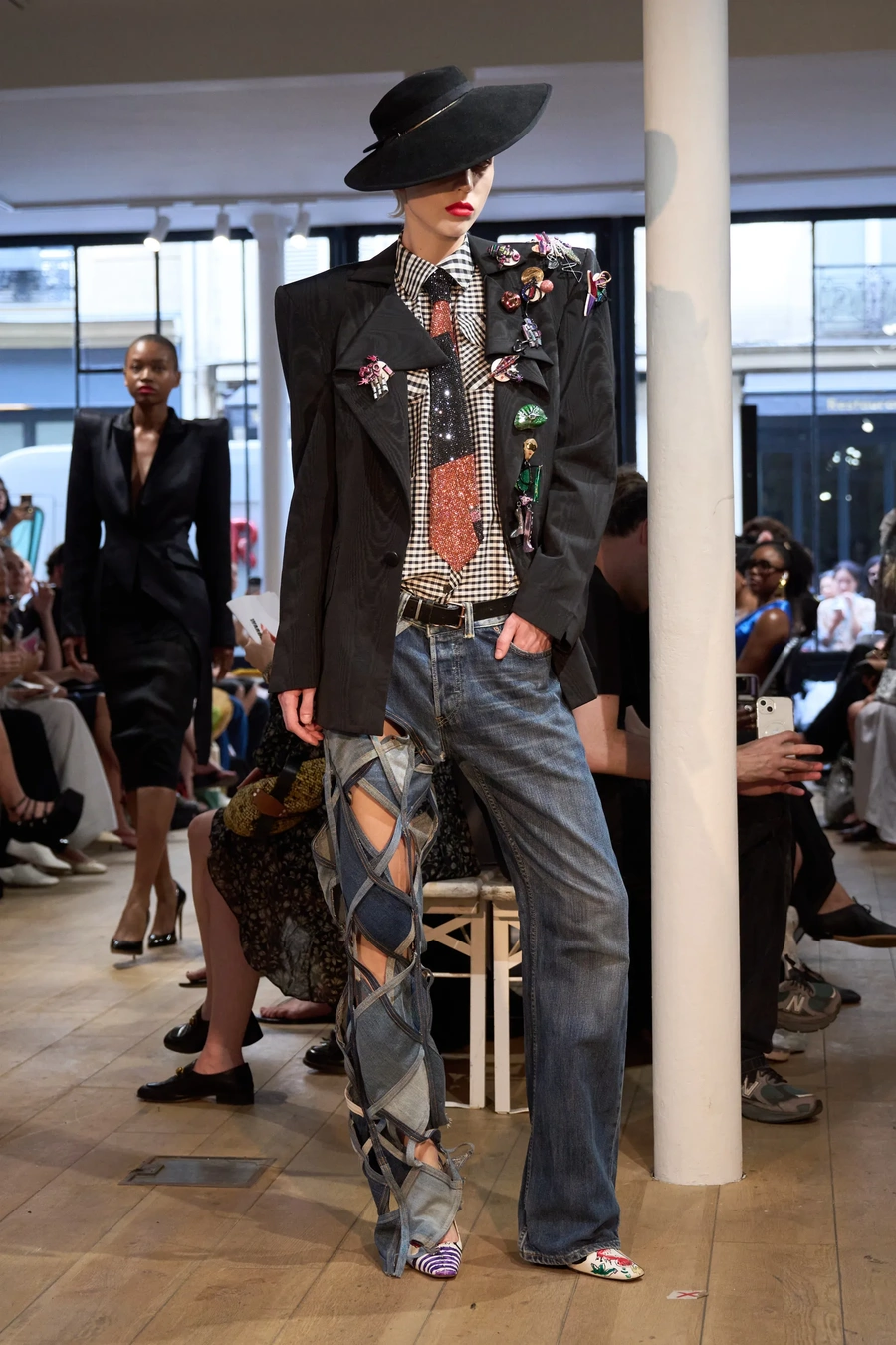 denim fabric runway m