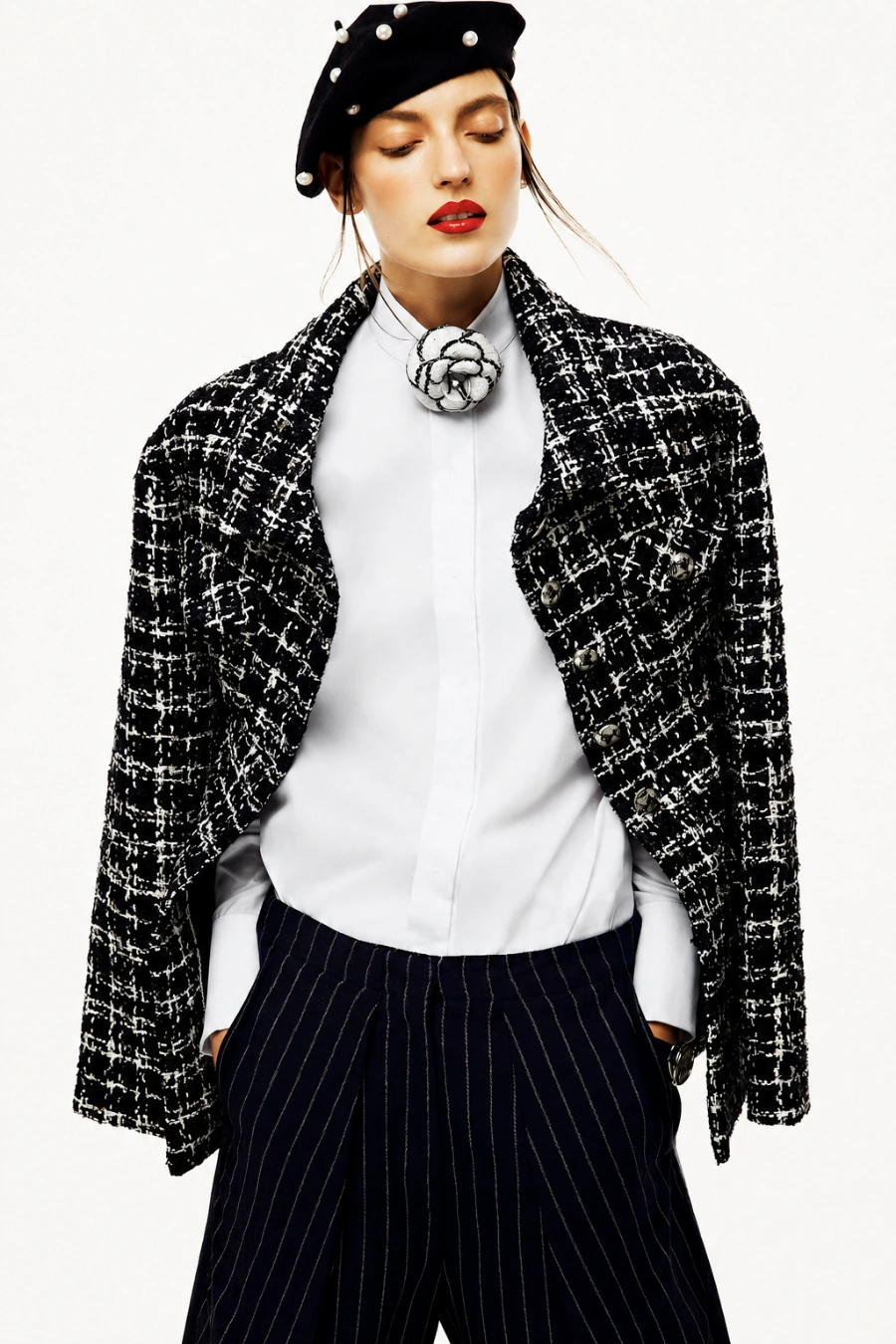 tweed fabric b