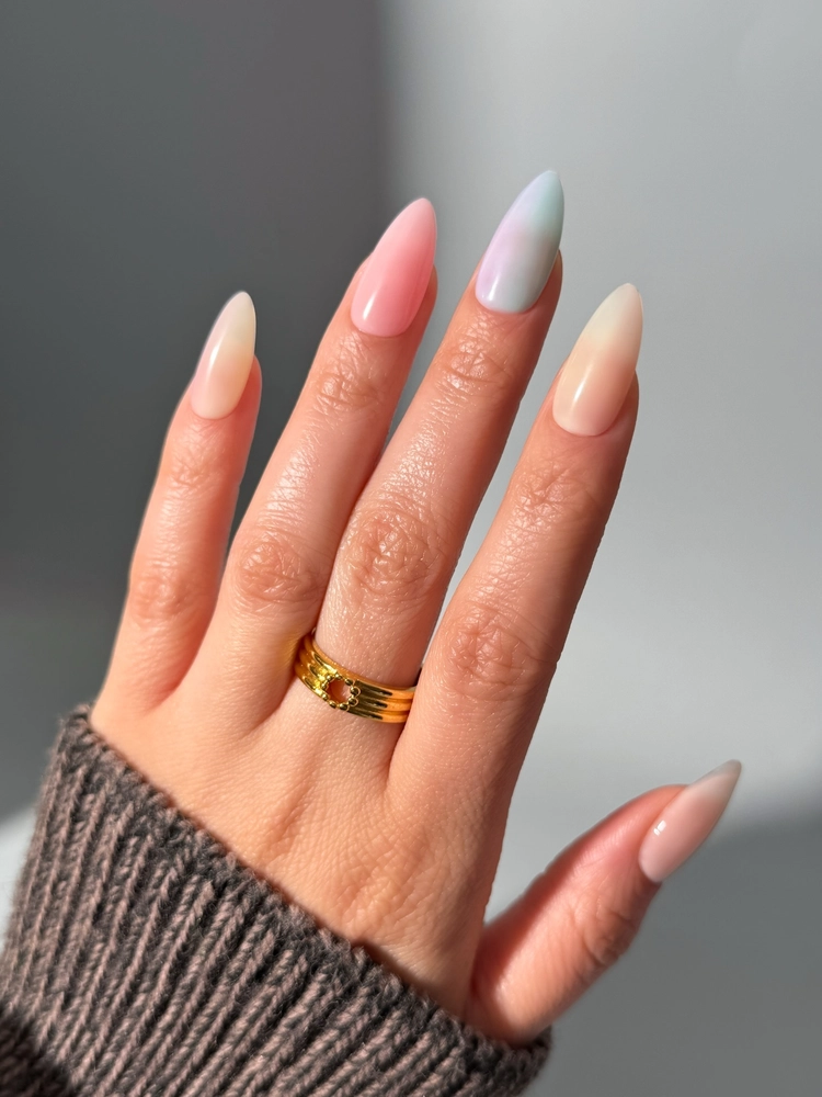 Watercolor nails