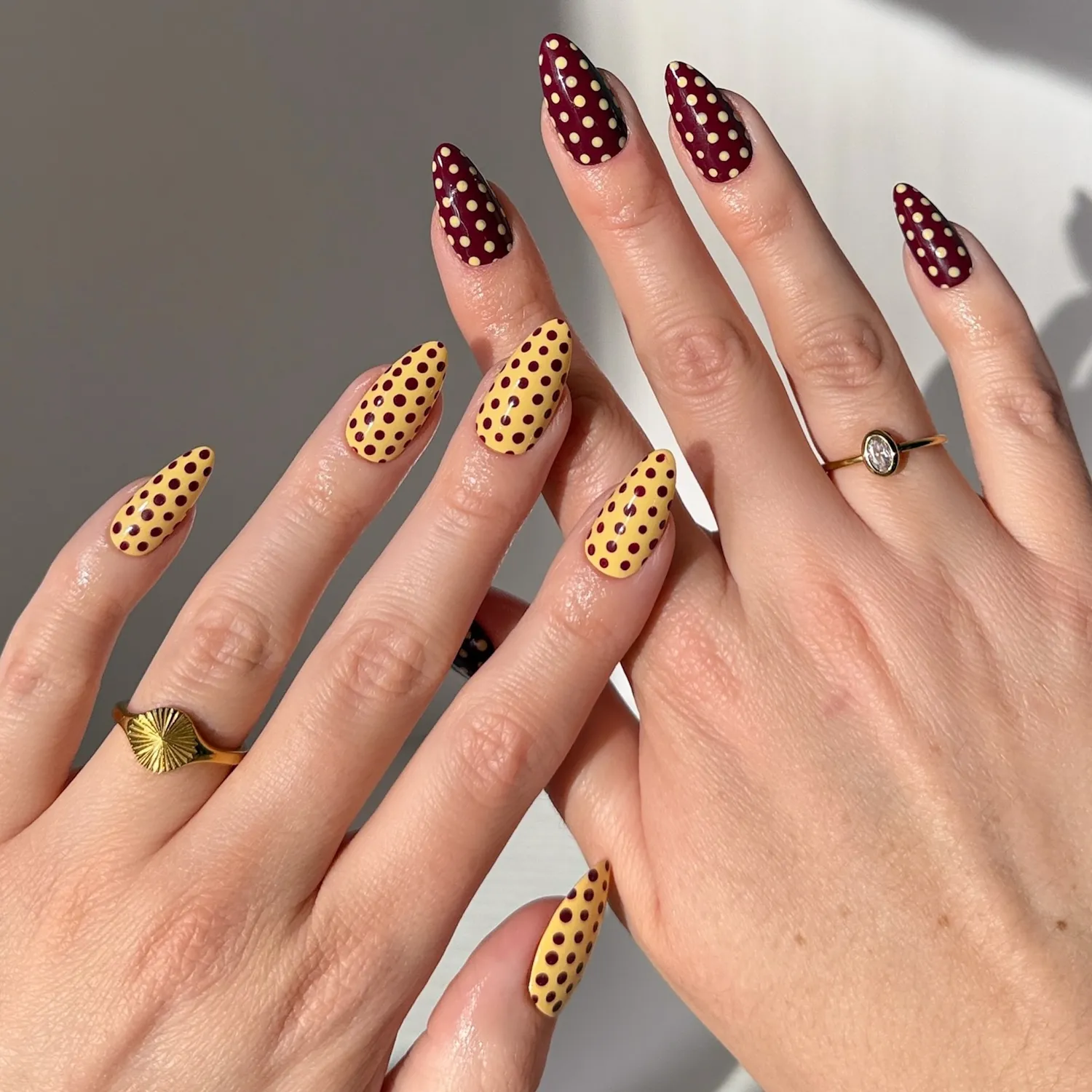 Polka Dot Nails 1