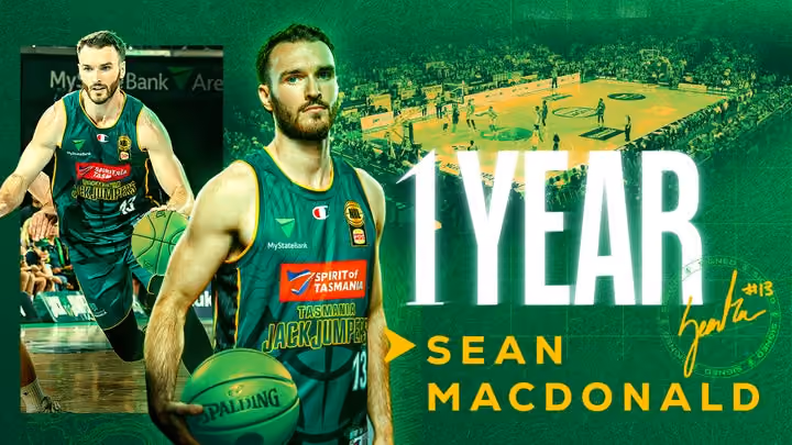 Sean Macdonald re-signs with JackJumpers in epic comeback story