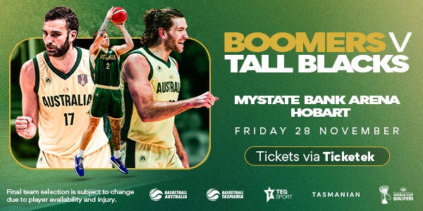 Hobart to host Boomers for first FIBA World Cup 2027 Qualifier