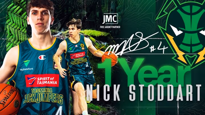 Emerging guard Nick Stoddart elevated to roster spot