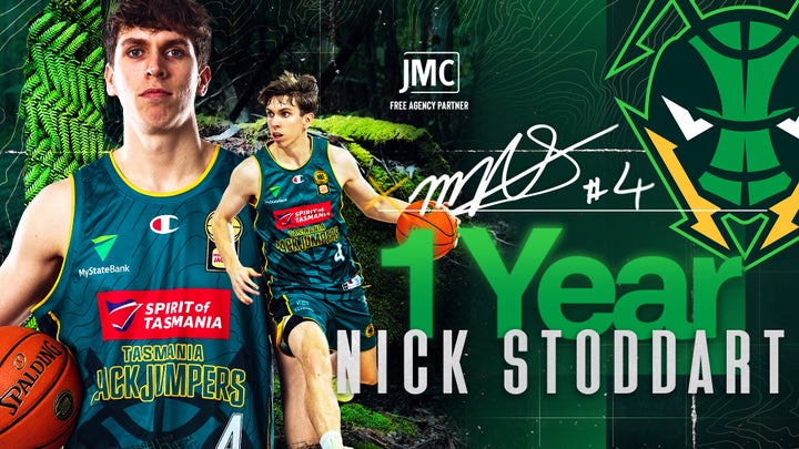 Emerging guard Nick Stoddart elevated to roster spot
