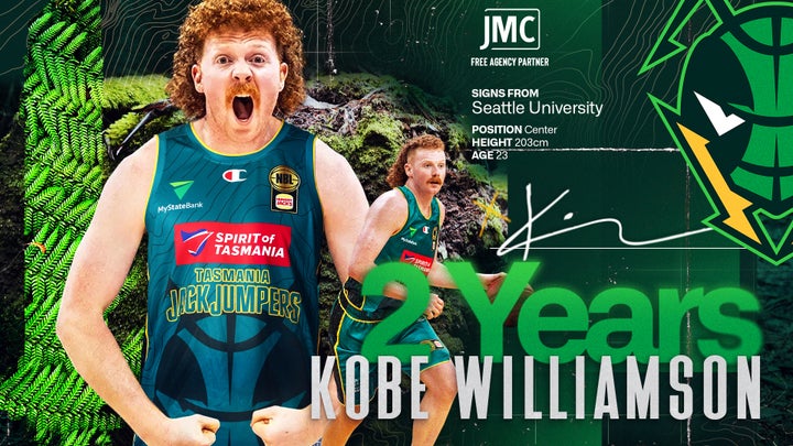 Tasmania JackJumpers sign rising talent Kobe Williamson
