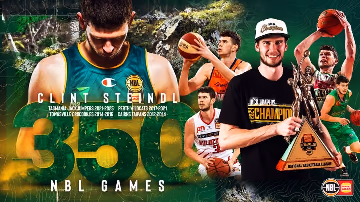 Clint Steindl Reaches 350 NBL Games Milestone in Sunday’s Clash Against the Perth Wildcats