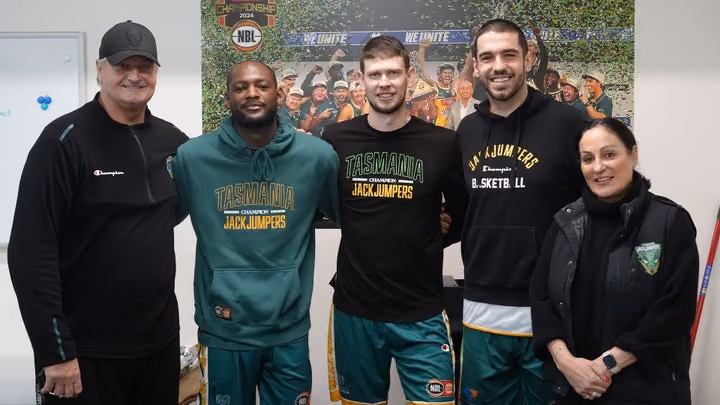 Tasmania JackJumpers Announce Leadership Trio for NBL25 Season