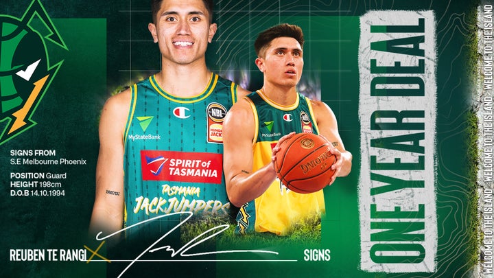 Tasmania JackJumpers Sign Reuben Te Rangi for NBL25 Season