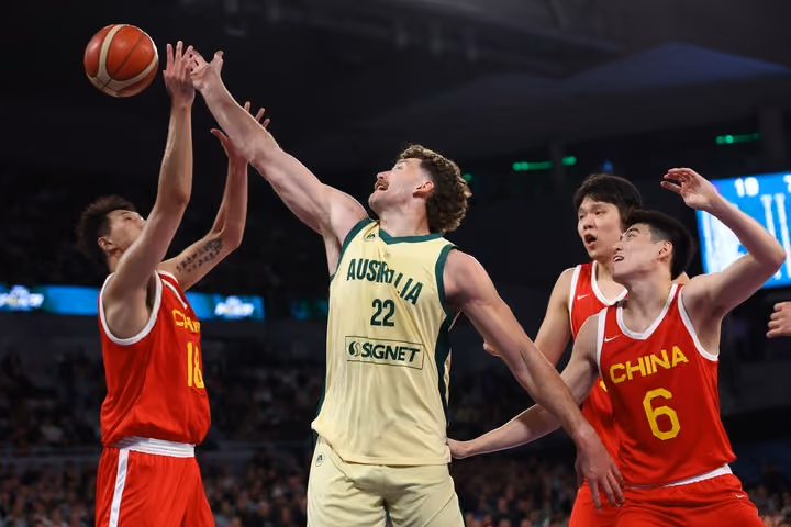 Boomers secured a dominant 91-58 win