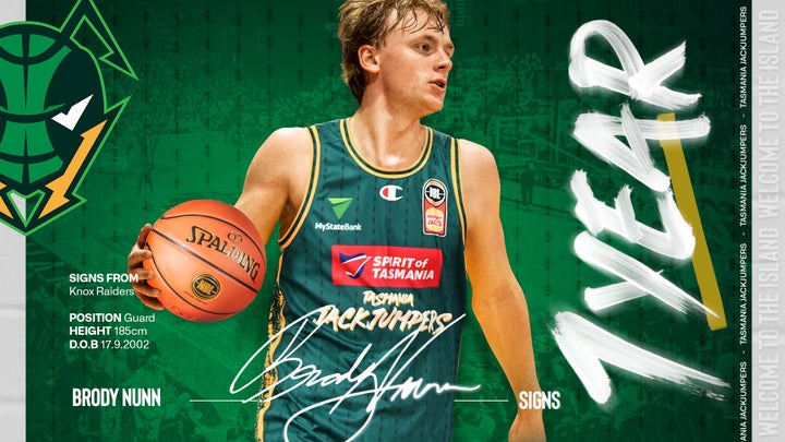 Brody Nunn Joins Tasmania JackJumpers as Development Player for NBL 25 Season