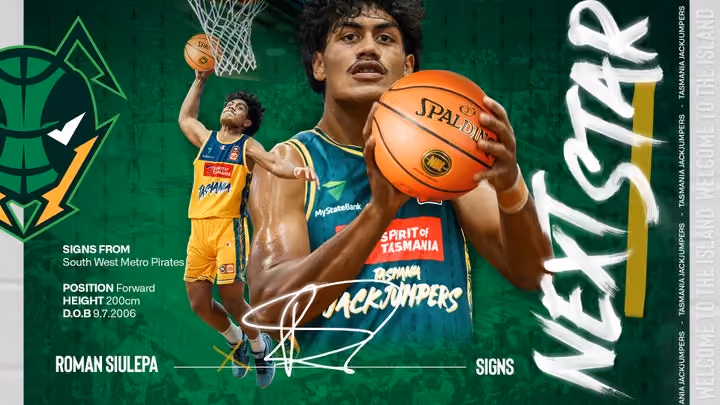Tasmania JackJumpers Secure Emerging Talent Roman Siulepa as Next Star