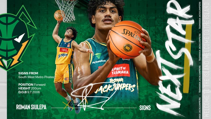 Tasmania JackJumpers Secure Emerging Talent Roman Siulepa as Next Star