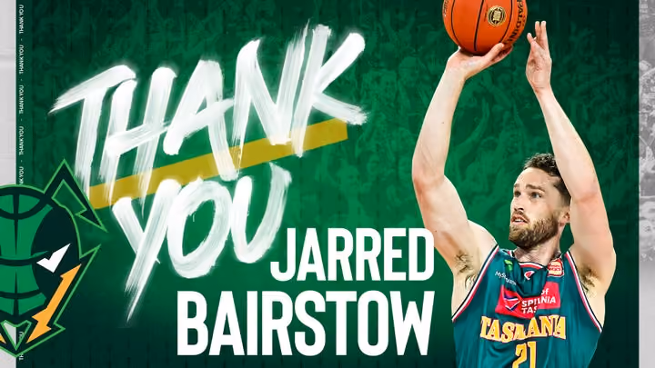Tasmania JackJumpers thanks Jarred Bairstow