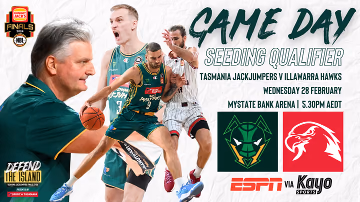 Game Preview Seeding Qualifier - Tasmania JackJumpers v Illawarra Hawks