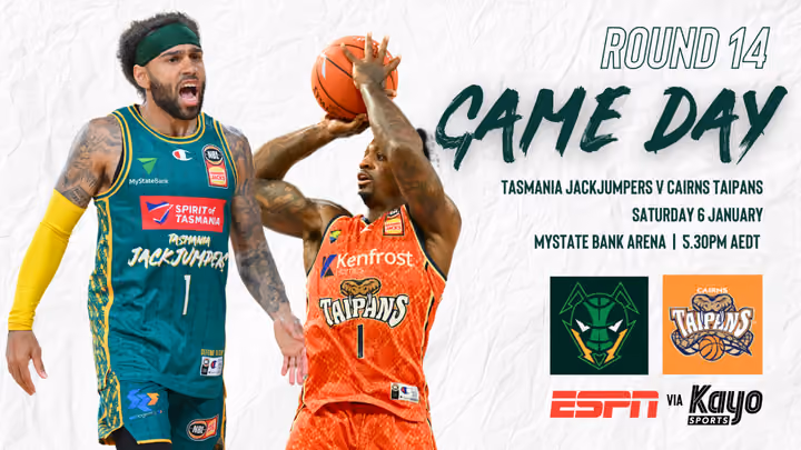Rd 14 Game Preview Tasmania JackJumpers v Cairns Taipans