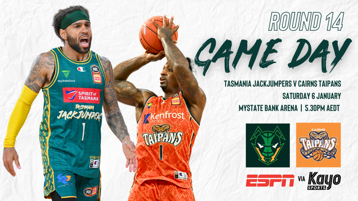 Rd 14 Game Preview Tasmania JackJumpers v Cairns Taipans