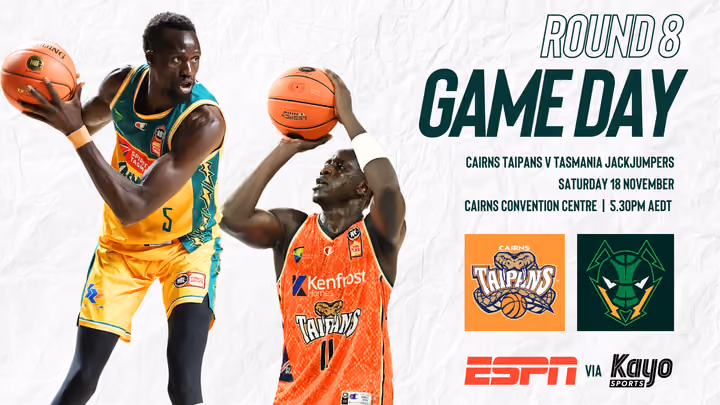 Round 8 Game Preview v Cairns Taipans