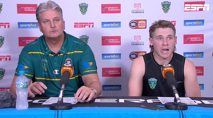 Scott Roth and Isaac White Press Conference v Cairns Taipans (9 Feb, 2023)