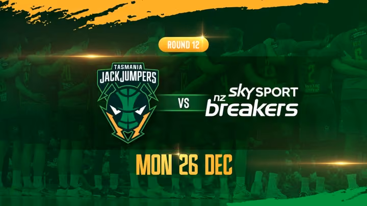 Rd 12: Tasmania JackJumpers v New Zealand Breakers