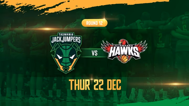 Rd 12: Tasmania JackJumpers v Illawarra Hawks 