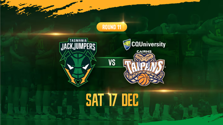 Rd11 Tasmania JackJumpers v Cairns Taipans