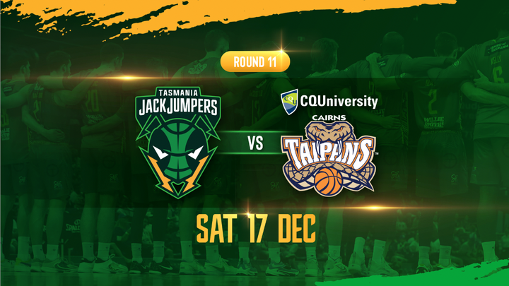 Rd11 Tasmania JackJumpers v Cairns Taipans