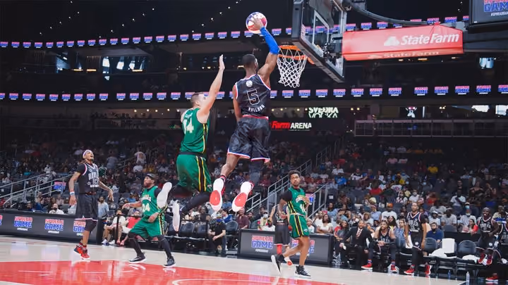 WIN: Bench seats at the Globetrotters