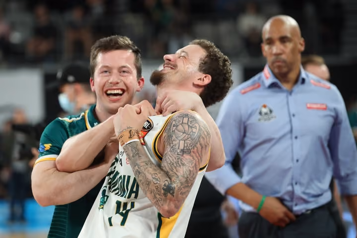 History made: Tasmania JackJumpers to face Sydney Kings in NBL Grand Final Series