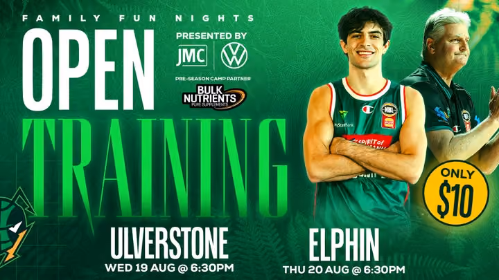 JackJumpers Take Bulk Nutrients Pre-Season Camp to Ulverstone and Launceston