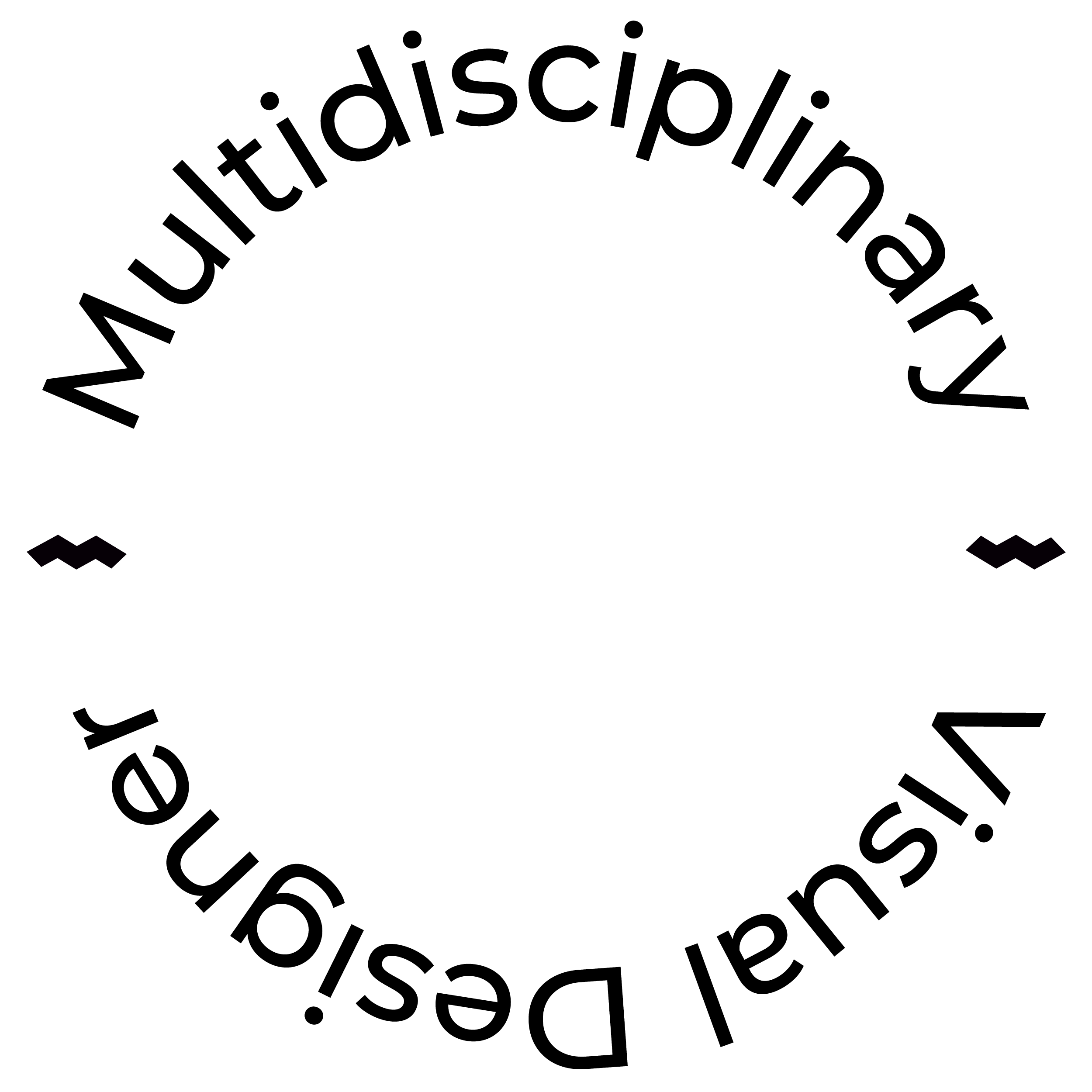 Circle Text - Multidisciplinary Visual Designer