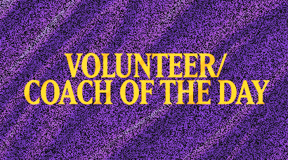 Sydney Kings basketball creative for Volunteer or Coach of the Day