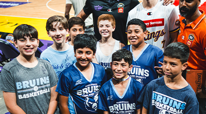 Sydney Kings basketball creative for Team, School or Club of the Day