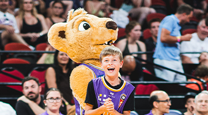 Sydney Kings basketball creative for Mascot Visit