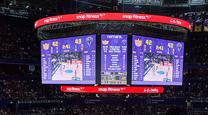 Sydney Kings basketball creative for Birthday Video Screen Message