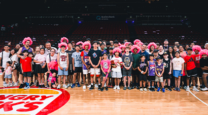 Sydney Kings basketball creative for Post-Game Court Photo