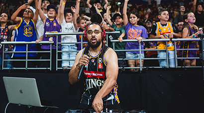 Sydney Kings basketball creative for Co-DJ Experience
