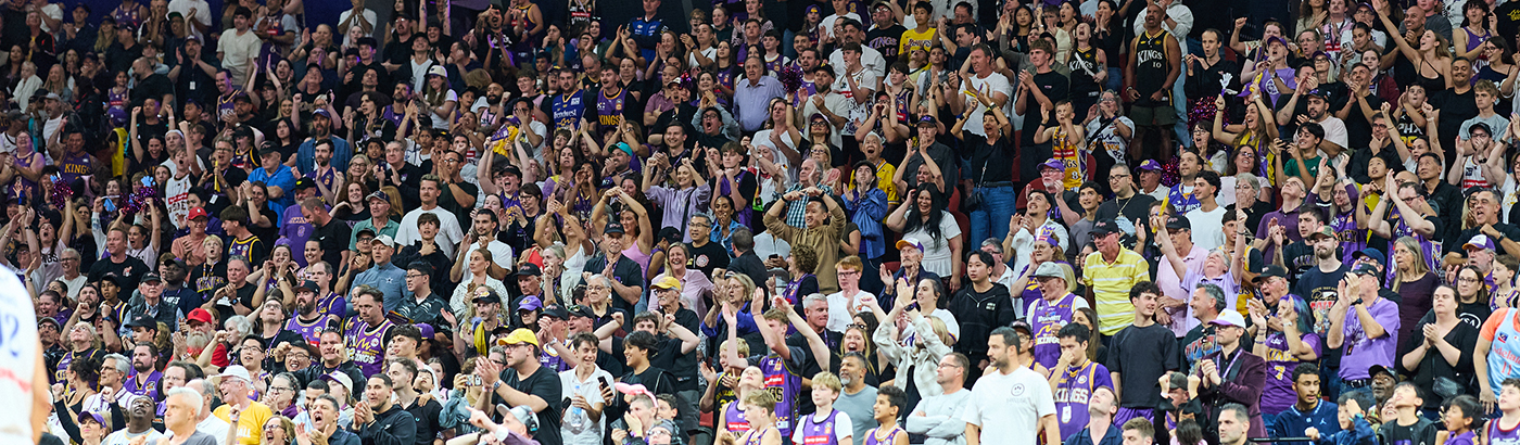Full house crowd at Afterpay Arena