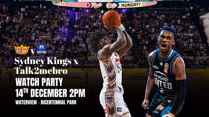 Join Us This Sunday for a Sydney Kings Watch Party thanks to Talk2mebro