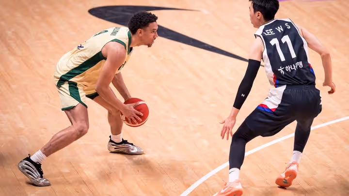 Duo's Boomers open Asia Cup campaign with win over Korea